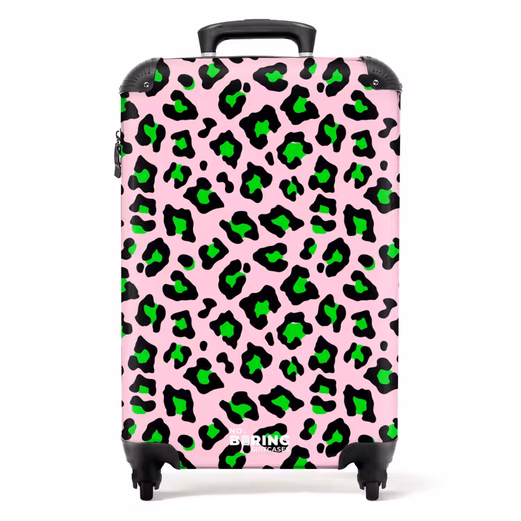 Koffer - Neon-Panther-Muster — 1