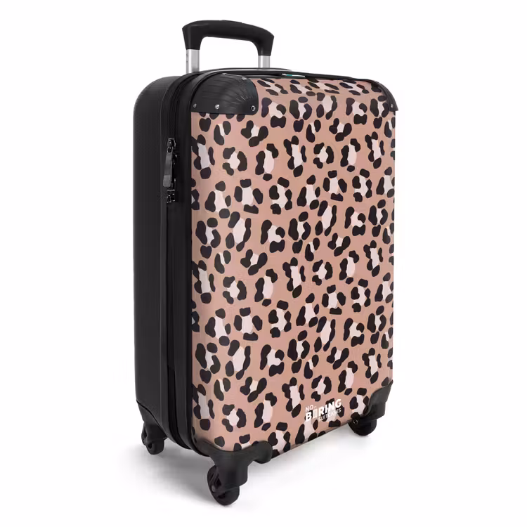 Koffer - Leopardenmuster auf Rosa — 2