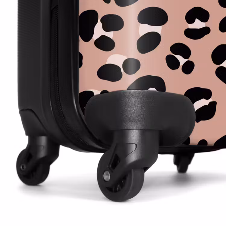 Koffer - Pantherdruck auf rosa Hintergrund — 6