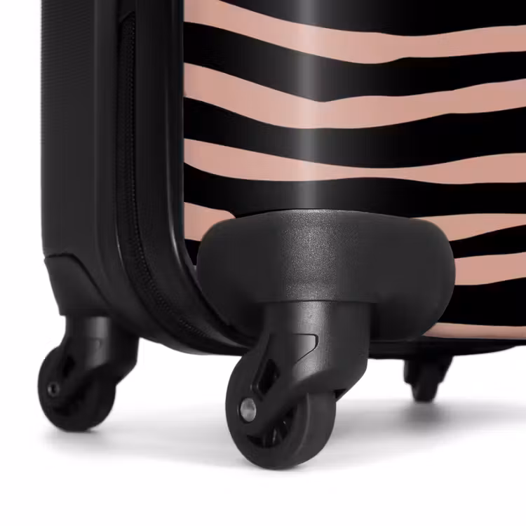 Koffer - Zebrastreifen auf Rosa — 6