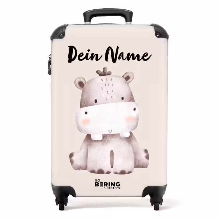 Koffer mit Name - Nigel Nilpferd — 1