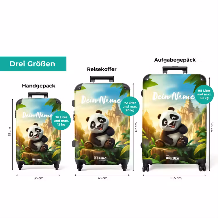 Koffer mit Name - Peter Panda — 3