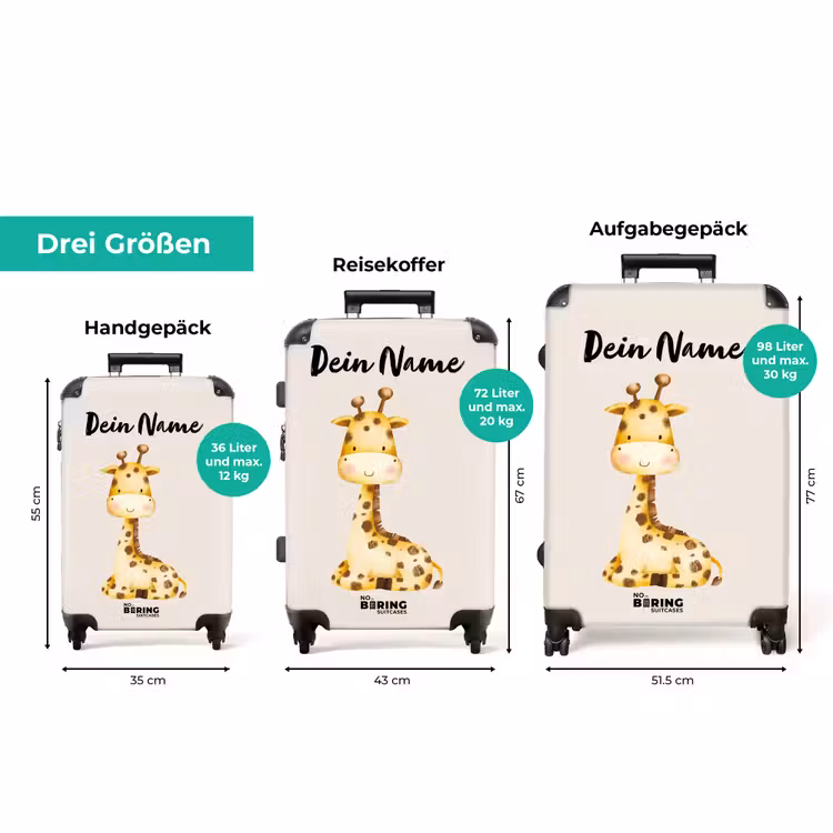 Koffer mit Name - Gigi Giraffe — 3