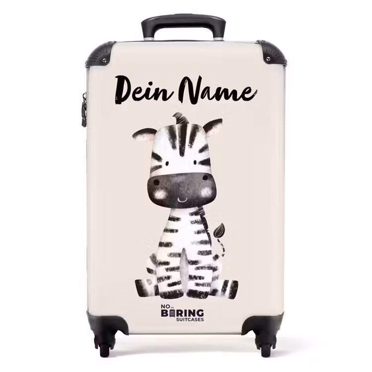 Koffer mit Name - Zoë Zebra — 1