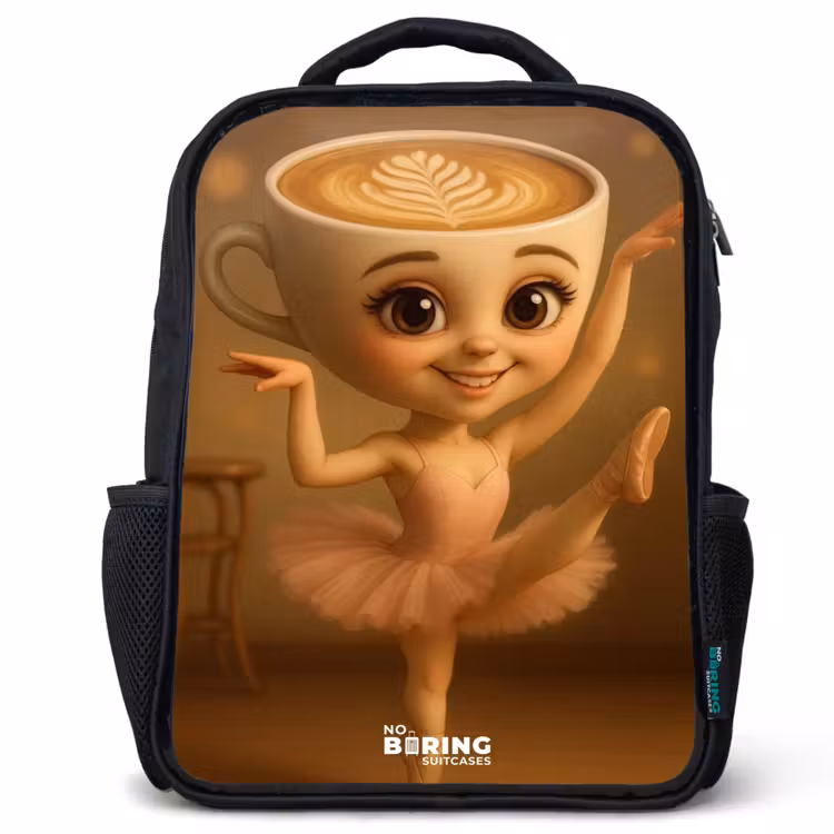 Kinderrucksack - Schwarz - Ballerina Cappuccina — 1