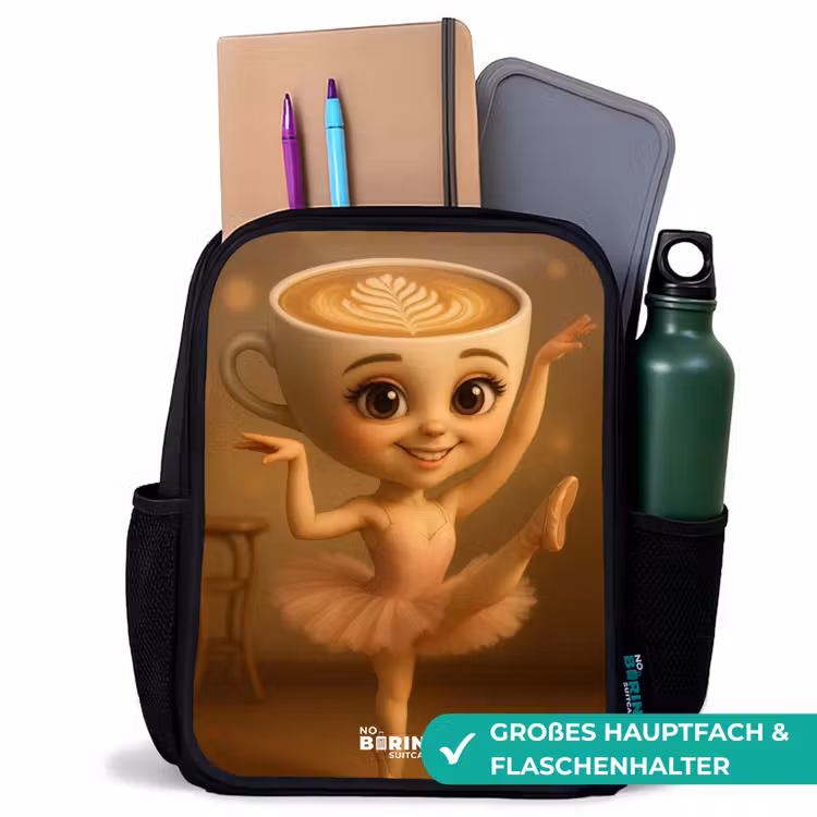 Kinderrucksack - Schwarz - Ballerina Cappuccina — 8
