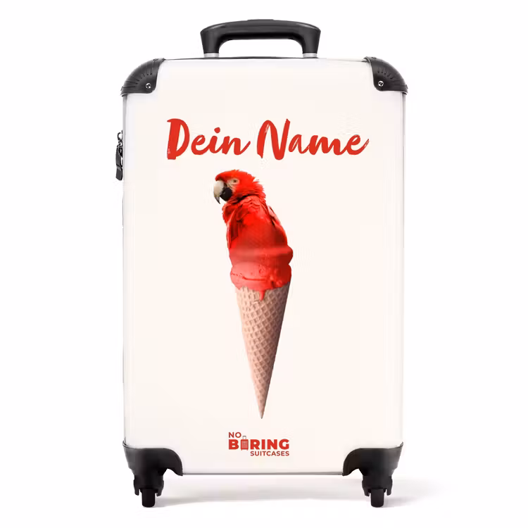 Koffer mit Name - Papageien-Kegel — 1