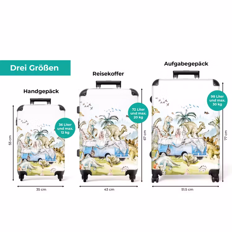 Koffer mit Name - Dino-Safari — 3