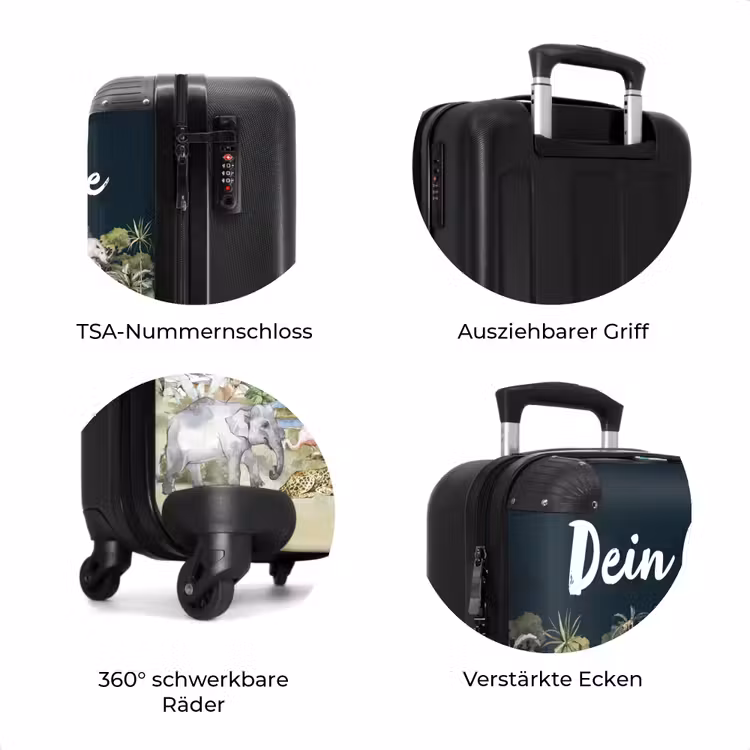 Koffer mit Name - Dschungel im Mondschein — 8