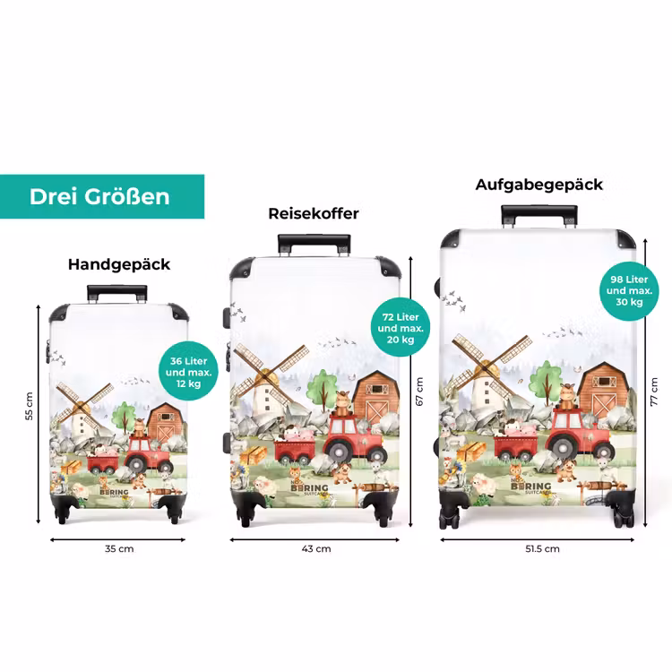 Koffer mit Name - Erfahrungen auf dem Bauernhof — 3