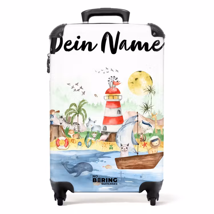 Koffer mit Name - Insel-Spaß — 1