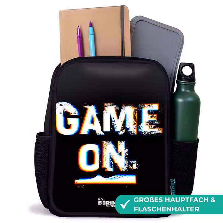 Kinderrucksack - Schwarz - Das Spiel läuft in Schwarz und Weiß — 8