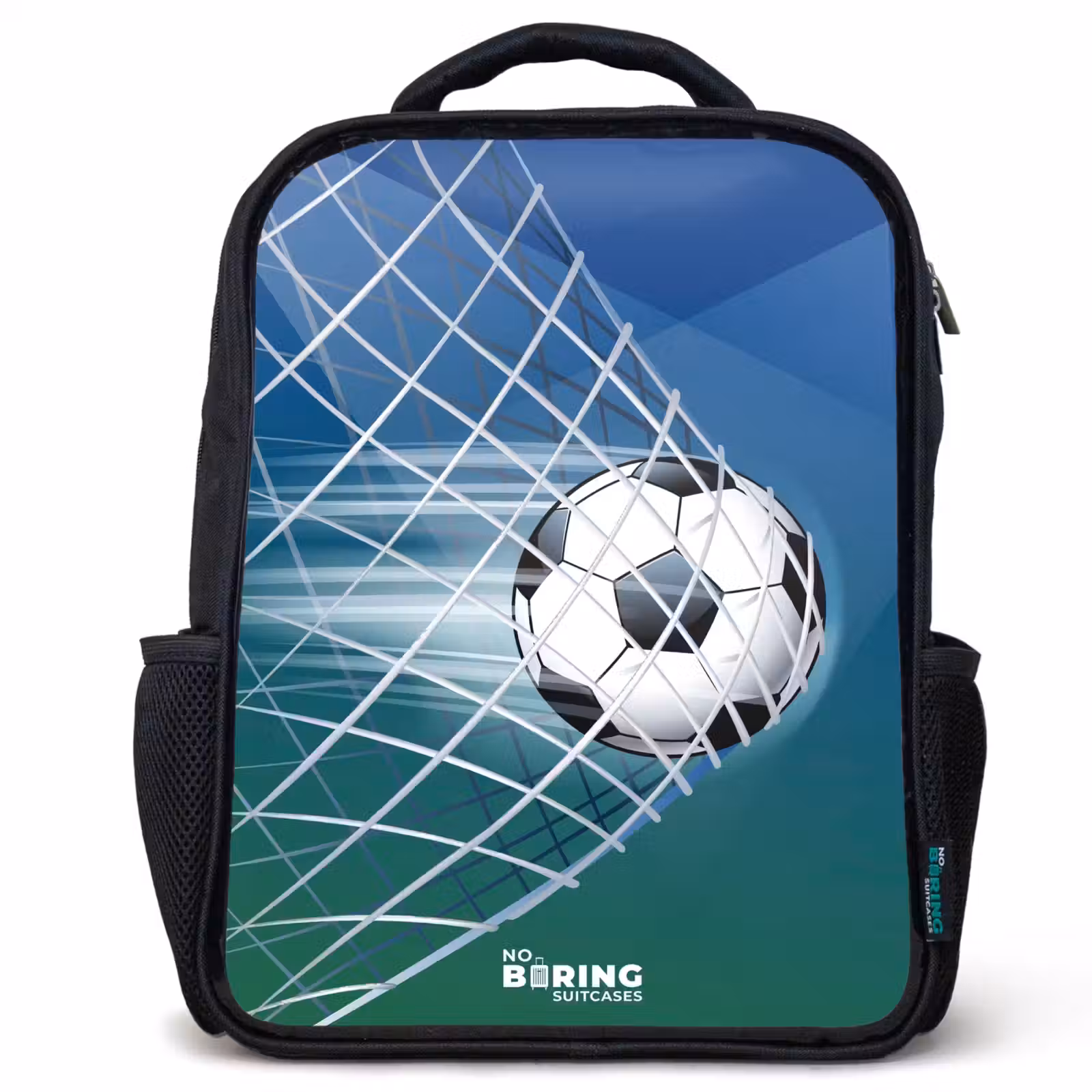 Kinderrucksack - Schwarz - Ball im Tor — 1