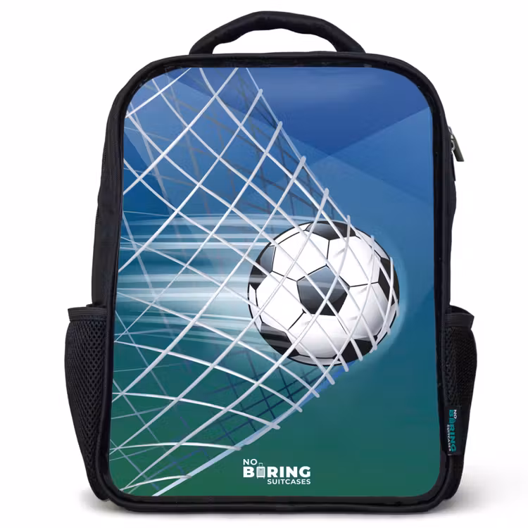 Kinderrucksack - Schwarz - Ball im Tor — 1