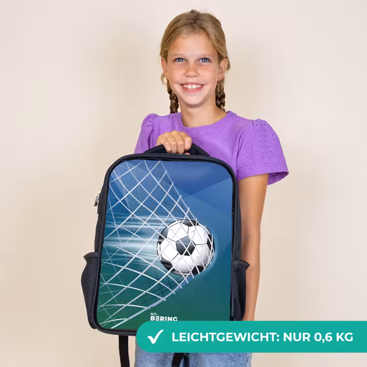 Kinderrucksack - Schwarz - Ball im Tor — 7