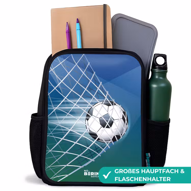 Kinderrucksack - Schwarz - Ball im Tor — 8