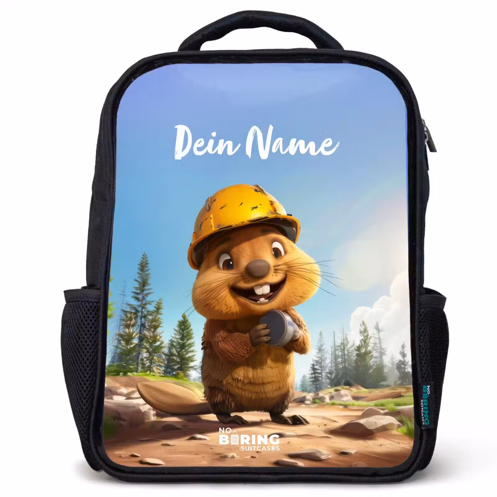 Kinderrucksack - Schwarz - Billy Bauhelm — 1