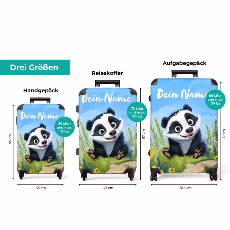 Koffer mit Name - William Waschbär — 3