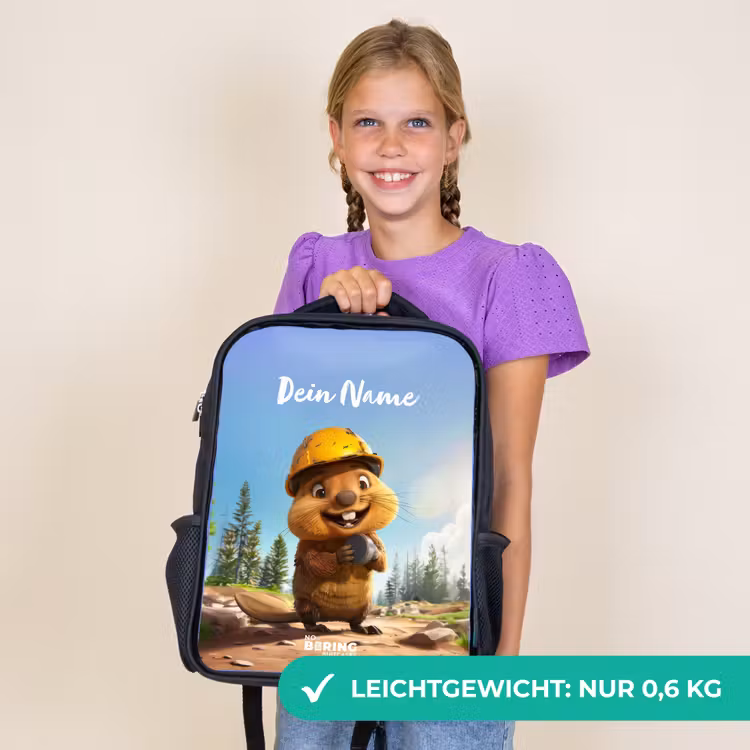 Kinderrucksack - Schwarz - Billy Bauhelm — 7