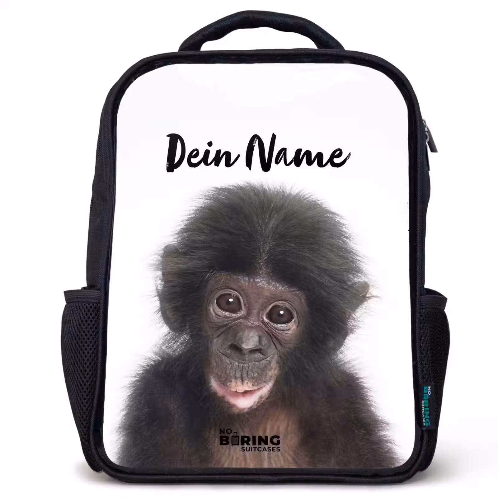 Kinderrucksack - Schwarz - Charlie Chimp — 1
