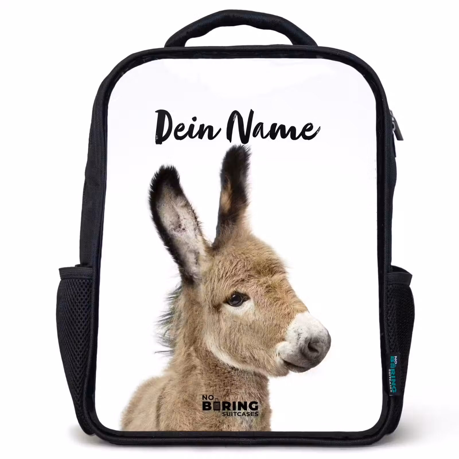 Kinderrucksack - Schwarz - Eddy Esel — 1