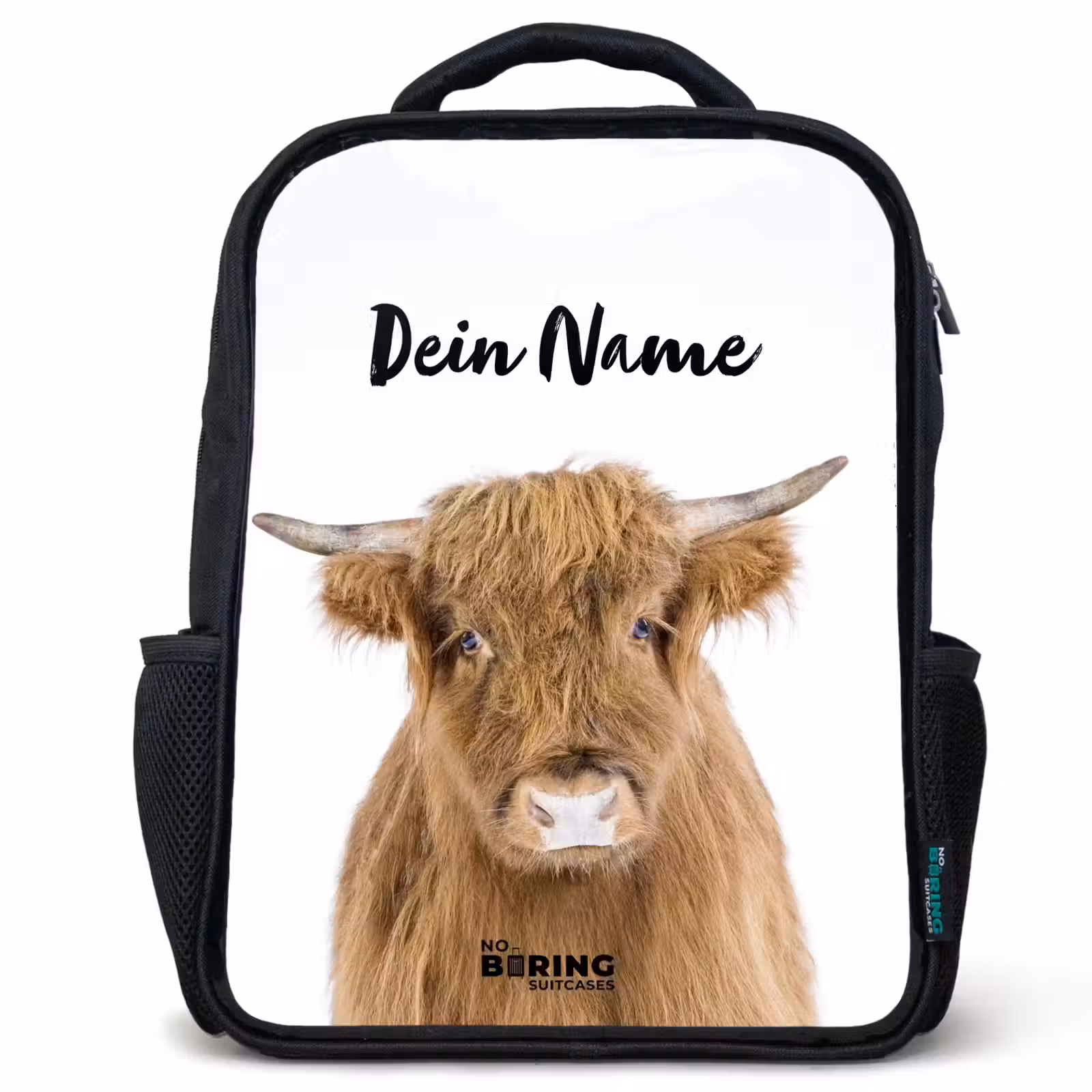 Kinderrucksack - Schwarz - Halbe Hooglander — 1