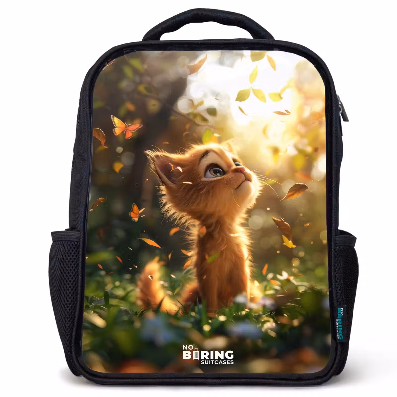 Kinderrucksack - Schwarz - Henry Herbst Kätzchen — 1