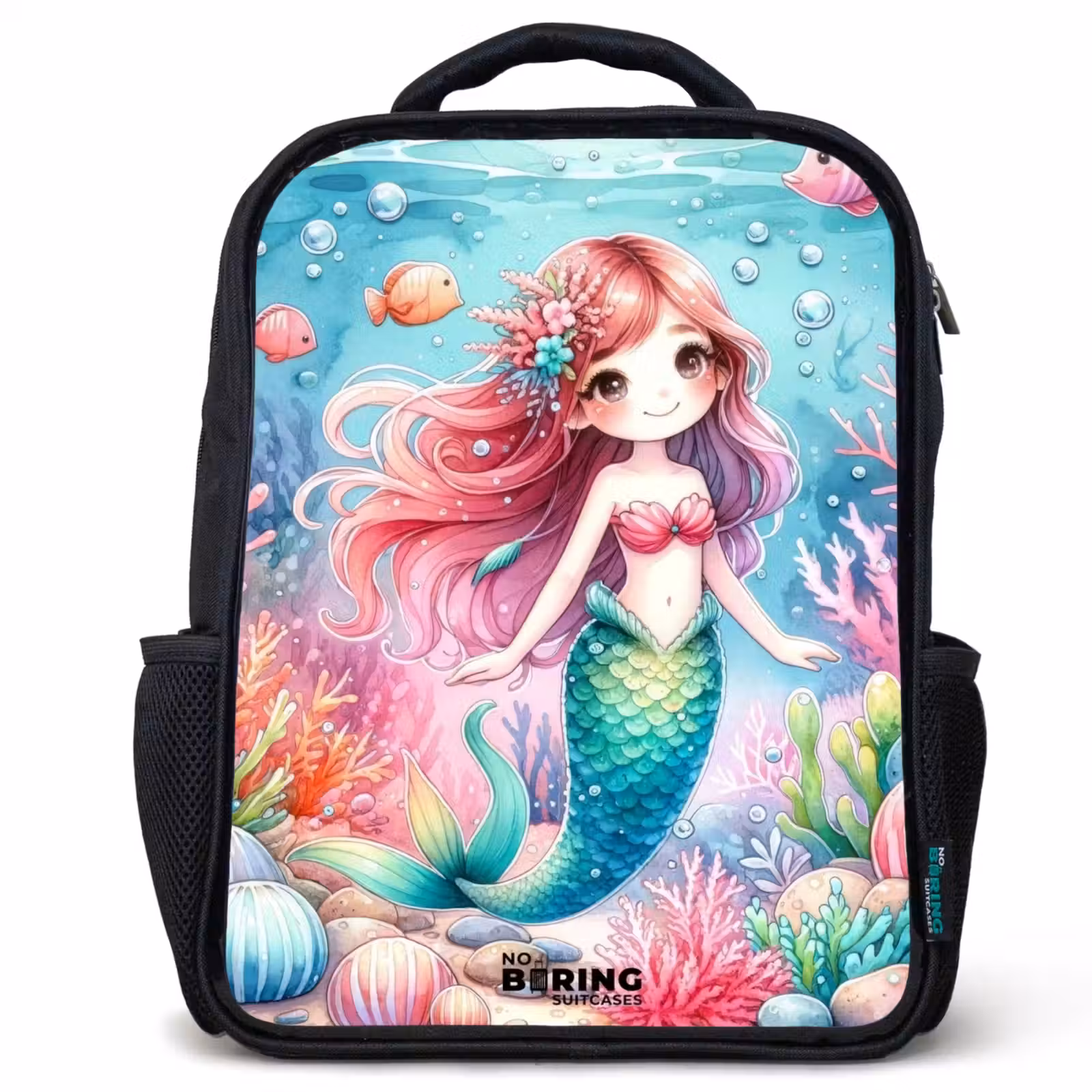 Kinderrucksack - Schwarz - Kira Kristall Schwanz — 1