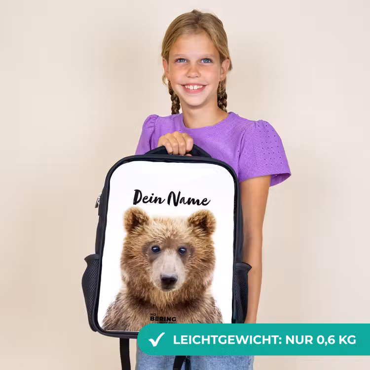 Kinderrucksack - Schwarz - Bennie Bär — 7