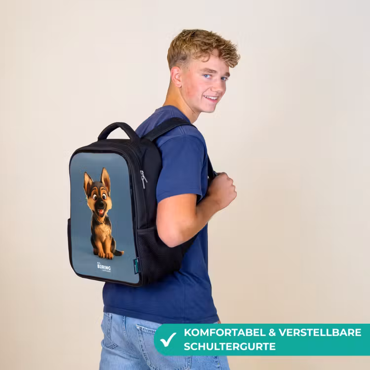 Kinderrucksack - Schwarz - Hylke Schafhirte — 9