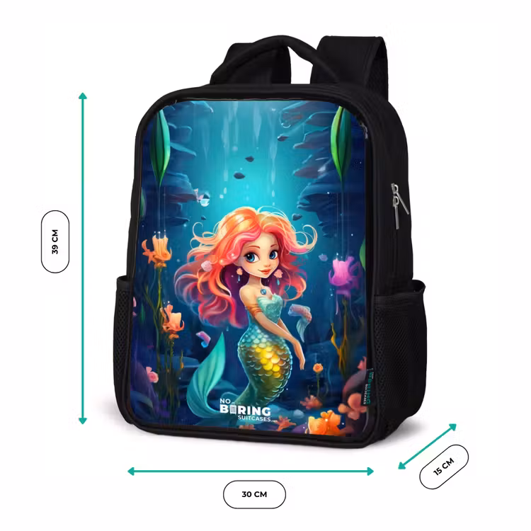 Kinderrucksack - Schwarz - Korallenkönigin — 6