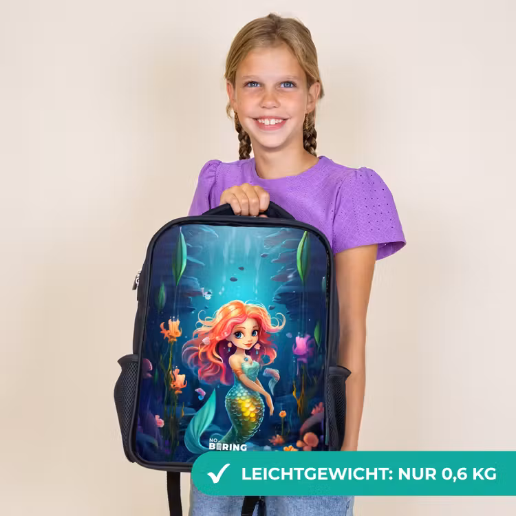 Kinderrucksack - Schwarz - Korallenkönigin — 7