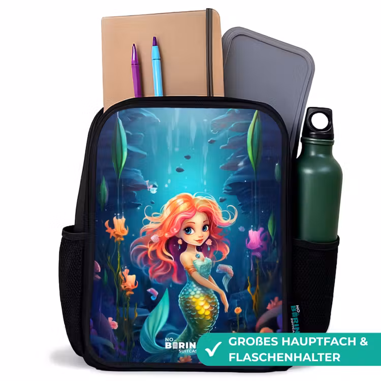 Kinderrucksack - Schwarz - Korallenkönigin — 8