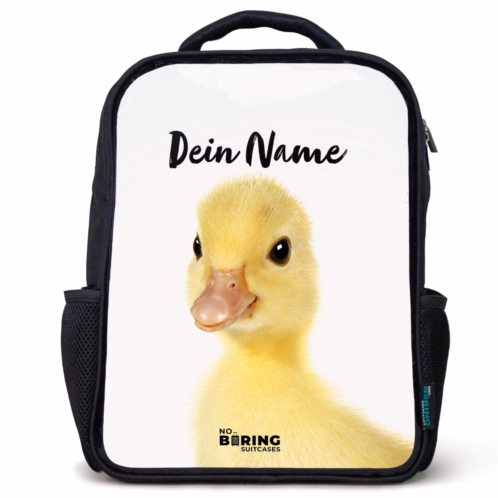 Kinderrucksack - Schwarz - Barry die Gummi-Ente — 1