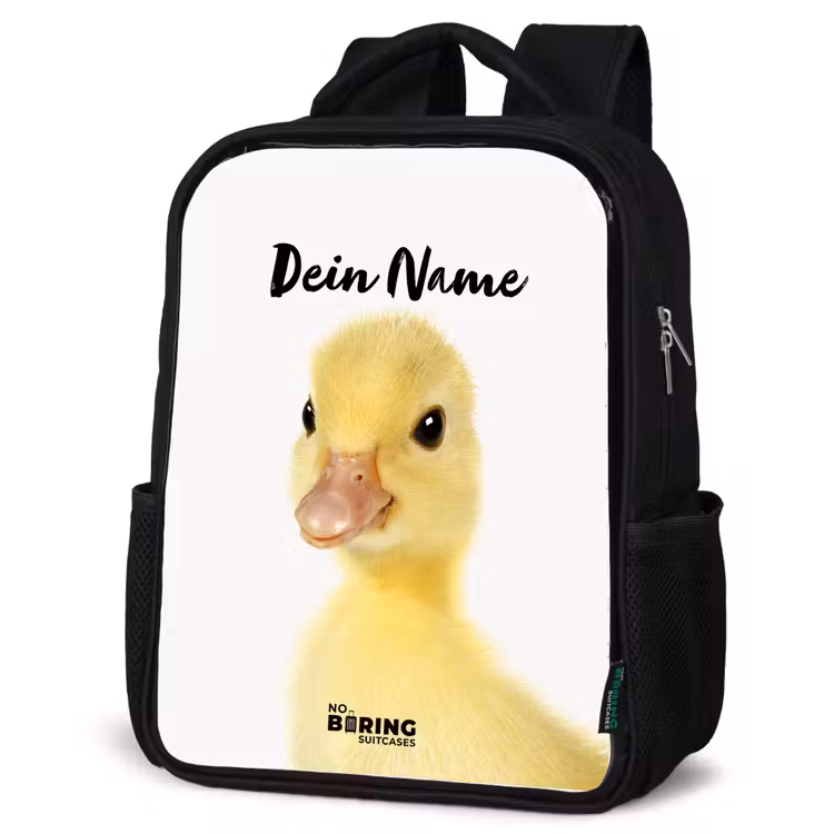 Kinderrucksack - Schwarz - Barry die Gummi-Ente — 4