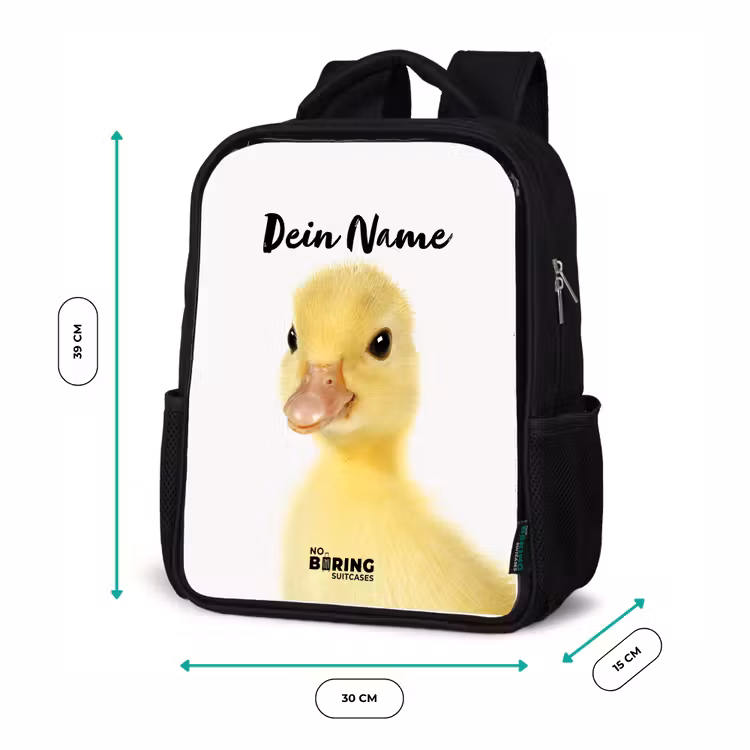 Kinderrucksack - Schwarz - Barry die Gummi-Ente — 6