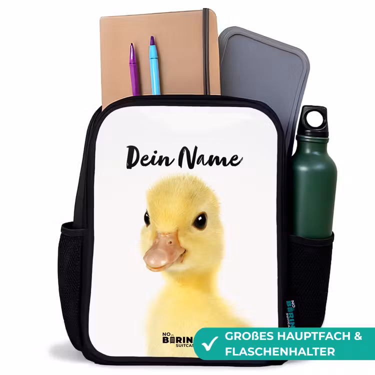 Kinderrucksack - Schwarz - Barry die Gummi-Ente — 8