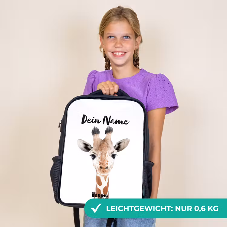 Kinderrucksack - Schwarz - Gerrie Giraffe — 7