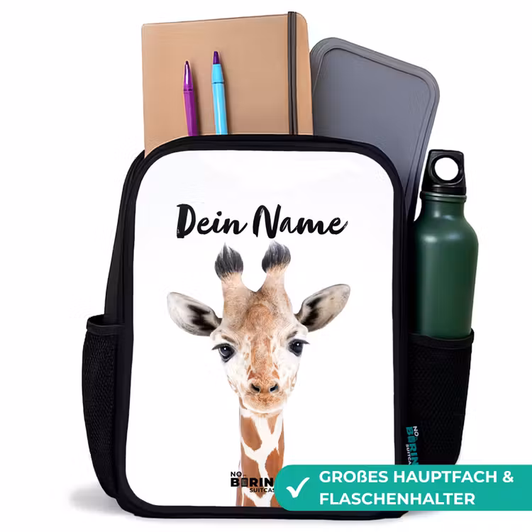 Kinderrucksack - Schwarz - Gerrie Giraffe — 8