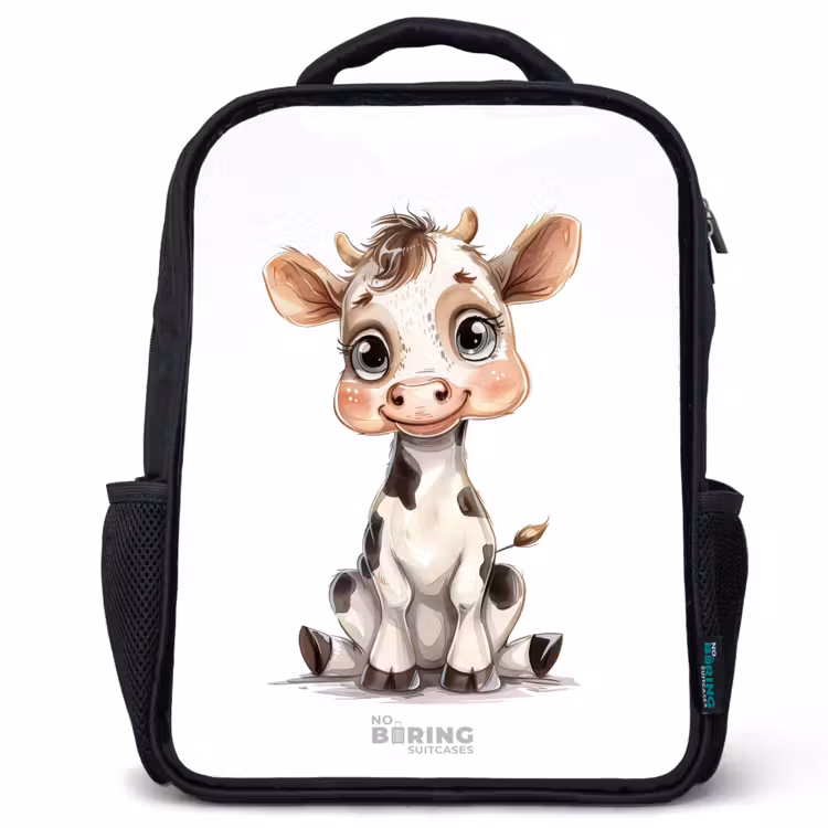 Kinderrucksack - Schwarz - Babykuh — 1