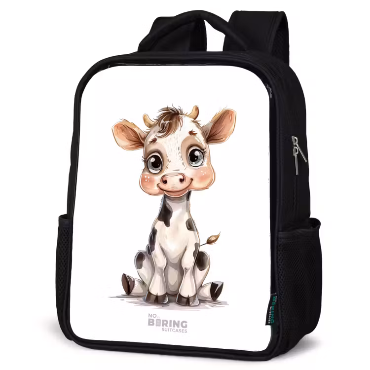 Kinderrucksack - Schwarz - Babykuh — 4