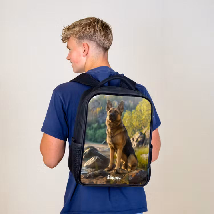 Kinderrucksack - Schwarz - Hessel-Schafhirte — 3