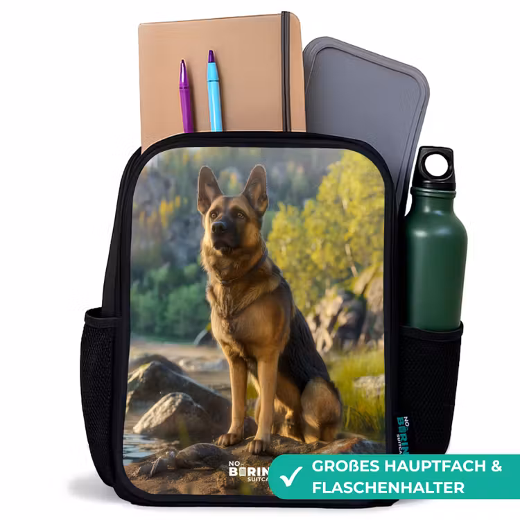 Kinderrucksack - Schwarz - Hessel-Schafhirte — 8