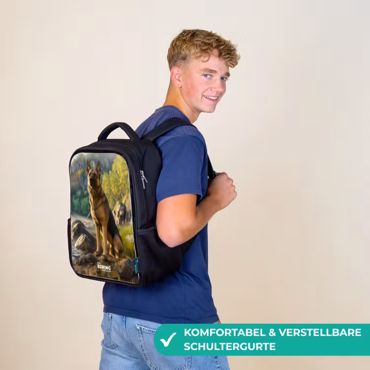 Kinderrucksack - Schwarz - Hessel-Schafhirte — 9