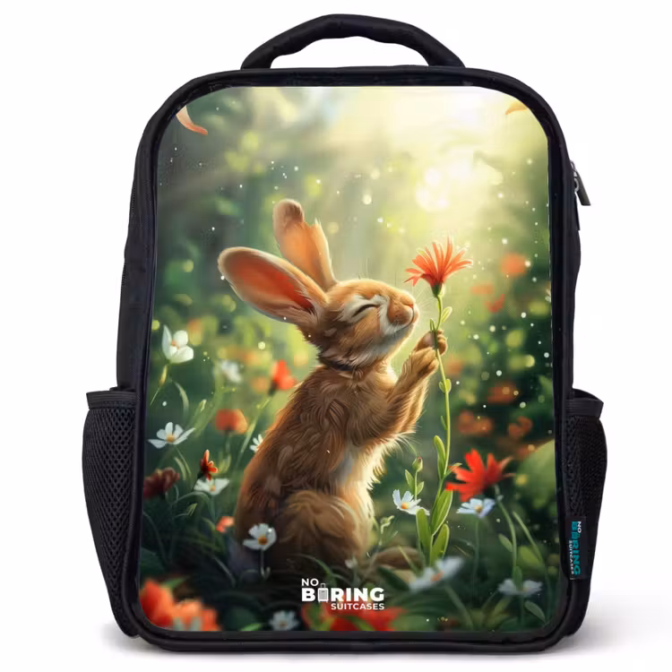 Kinderrucksack - Schwarz - Kasper-Kaninchen — 1