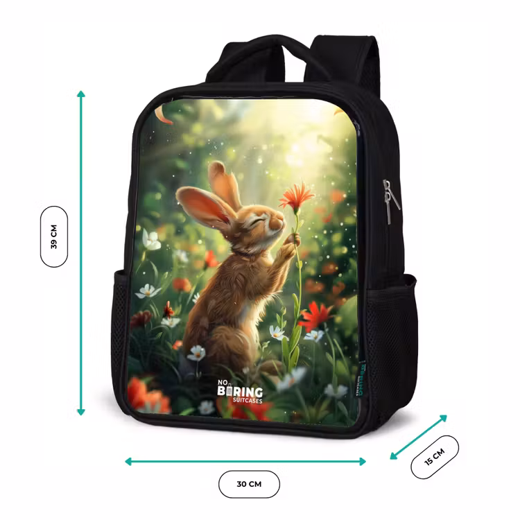 Kinderrucksack - Schwarz - Kasper-Kaninchen — 6
