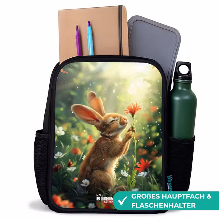 Kinderrucksack - Schwarz - Kasper-Kaninchen — 8