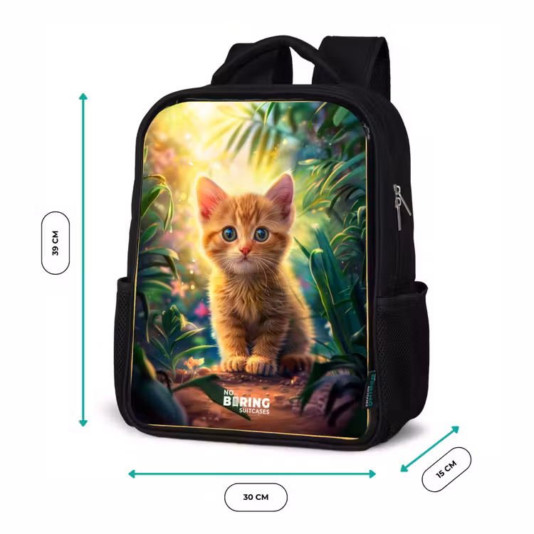 Kinderrucksack - Schwarz - Kees Kätzchen — 6