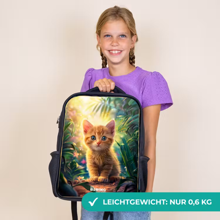 Kinderrucksack - Schwarz - Kees Kätzchen — 7