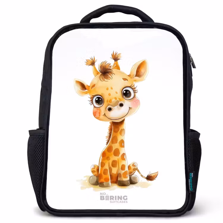 Kinderrucksack - Schwarz - Baby-Giraffe — 1